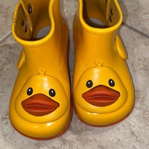 Mini Melissa 9 Duck Face Rain Boots